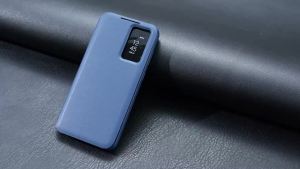 szhaiyu | For Samsung Galaxy Z Fold 8 Ultra Z Fold 8 7 6 5 4 3 Smart Leather Shockproof Case With Touch Window View Free Flip Answer Shell