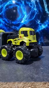 Diecast Miniatur Mainan Mobil Truk Sampah Sanitaation Garbage Truck Alloy Truck