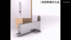 80KG Heavy Duty Floor Spring Hinge No Digging Concealed Hydraulic Door Closer 2-Stage Speed Adjustable Top Pivot Hinge 90° Positioning Auto Buffer Swivel Hinge for Wooden Aluminum Frame Door Black/Silver