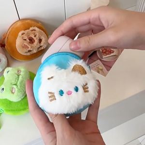 DOMPET KOIN KARAKTER BONEKA SUPER FLUFFY BISA DIJADIKAN GANTUNGAN KUNCI LUCU IMUT