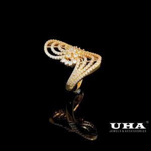 N179 Nhẫn nữ đính đá CZ cao cấp sáng lấp lánh UHA