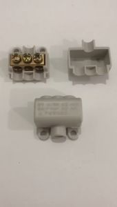 Terminal Block ZK-306 / EX-306 High Power Splitter 400V/60A Konektor Kabel ZK 306 / EX 306 1 in 2 out T Type Quick Wire Connector Cable