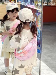 Stylish Childrens Crossbody Bag Kurokos Waist Bag Little Kids Girls Boys Chest Bag Gift Trendy Youth Fashion Baby Bag