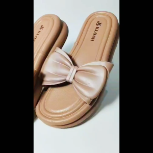 Sandal Karet PCU Slop Wedgess motif Ban Pita simple Import LCR 1247-2 36-41