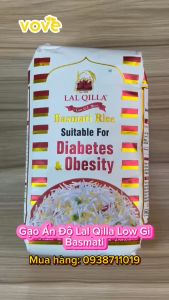 Gạo tiểu đường Ấn Độ Lal Qilla Low GI Basmati Rice for Diabetes & Obesity 1kg