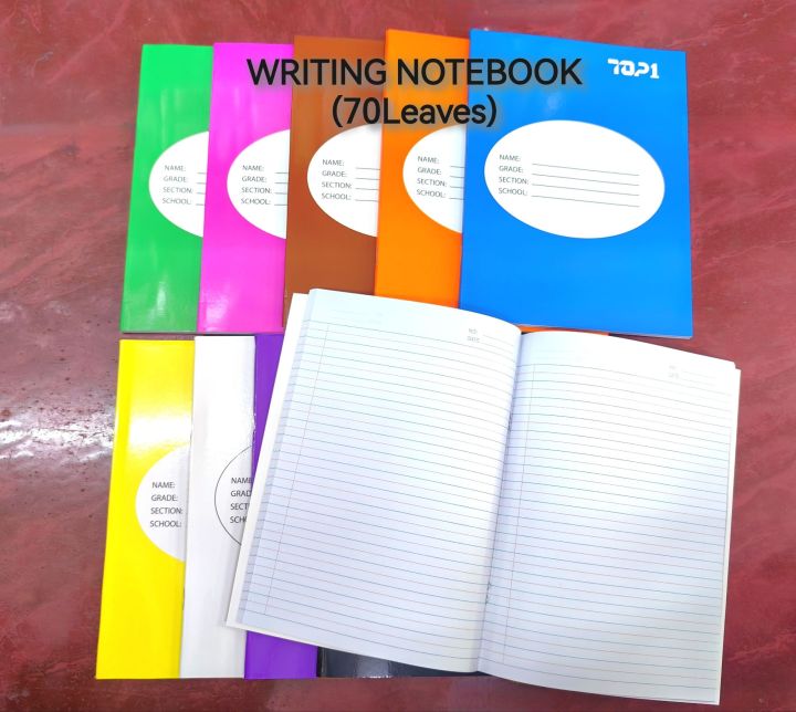 (10 Pieces) Writing Notebook for Kinder, Grade 1,2, and 3 Assorted ...