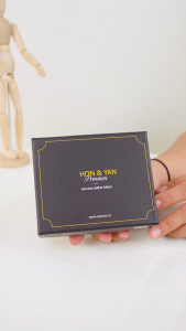 [TERBARU] HONYAN MAN Dompet Lipat Pria Calvin Short Wallet Kulit Sapi Asli Berkualitas