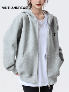 Hooded Zip-up Cardigan 460g