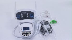 Hamrol 15MP Three Lens Three Screen 5G&2.4HZ PTZ WiFi IP Camera Motion Detection Wireless CCTV O-KAM