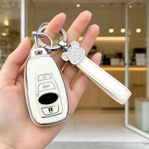 Auto Shell Holder Fob for Subaru Forester Impreza STi Outback WRX XV Crosstrek Legacy BRZ 2015 - 2019 Car Smart Key Cover Case
