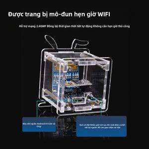 Aideepen | ESP8266 Bộ Đồng Hồ Điện Tử DIY Mini Màn Hình OLED 096 Inch Đồng Hồ Thời Tiết 2.4G Wifi Máy Theo Dõi Nhiệt Độ Và Độ Ẩm Để Thực Hành Hàn