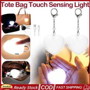 Aitemay 5PCS Purse Heart LED Light Handbag Lamp Automatic Motion Activated Purse Heart Shaped Light for Women Bah Purse Charm