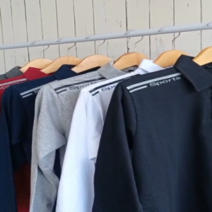 Baju Kaos Kasual Pria Lengan Panjang Cotton Combad 24s Premioum