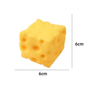 Potdemiel | Giant Cheese Squeeze Toy Extra Large Size Cheese Squishy Fidget Toys Slow Rebound Shapeable Venting Ball for Adult Birthday Gift