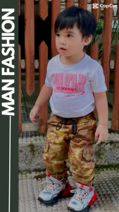 CAMOUFLAGE KIDS CARGO JOGGER MALL QUALITY