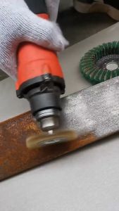 Brass Wire Brush Burr Grinding Head with Shank Rotary for Drill Machine Mata Berus
