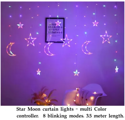 Hari Raya curtain lights Hari Raya decorative lights festival decorative lights.