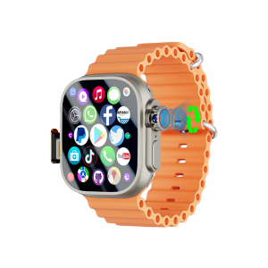 Đồng Hồ Thông Minh DW100 Pro+ Với Màn Hình AMOLED 2.29 Inch Camera Xoay 800W Mở Khóa Vân Tay Touch ID GPS WiFi Khe Cắm SIM Dành Cho Android