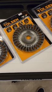 Tolsen Industrial Circular Grinding Wire Brush (125mm | 150mm | 180mm) For Bench or Angle Grinder