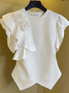 Elegant French Style Soft Fashion T-Shirt