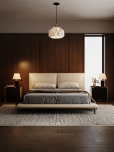 Italian Minimalist Elephant Ear Style Bed 1.8m