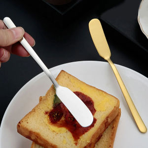 304 Stainless Steel Butter Scraper Cream Spatula Jam Applicator for Breakfast Bread Kitchen Tableware