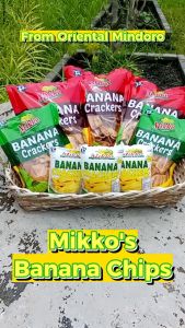 Mikko Banana Chips Crackers Crisps Bestseller Delicious Special Pasalubong Quality Snacks Kutkutin Delight from Mindoro