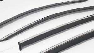 WINDOW VISOR For 2021 VOLKSWAGEN VW GOLF 8 MK8 Car Door Rain Guard Side Sun Visor Wind Deflector exterior shades shield