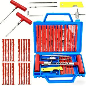 Bộ Dụng Cụ Sửa Chữa Lốp Xe Hơi Chuyên Dụng - Dụng Cụ Sửa Lốp Xe Hơi & Xe Đạp Không Săm Khẩn Cấp Bộ Đinh Tán Kim Loại Để Sửa Chữa Nhanh Chóng Khi Đang Di Chuyển