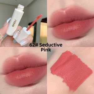 Novo Velvet Matte Lip Glaze Long-lasting Color Moisturizing Soft Mist Lipstick for Women Light Makeup Non-stick Cup Lip Mud