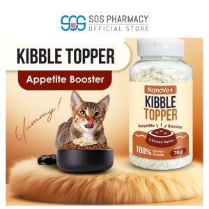 Nanovet® Kibble Topper Appetite Booster for Cat and Dog (70gm)