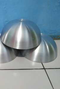 kap lampu gantung minimalis industrial  ukuran lebar 31 cm tinggi 14cm