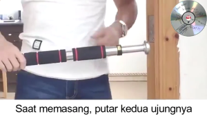Pull Up Bar Chinning Bar Alat Pull Up Pintu Kusen Rumah - Alat Fitness Rumah Door Bar