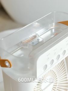 พัดลมแอร์ พัดลมไอเย็น พัดลมตั้งโต๊ะ  พัดลมไอน้ำ แอร์มินิส่วนตัว พัดลม  แอร์เย็นแบบระเหย พร้อมความเร็วลม 3 ระดับ ต้องเสียบสายต่อการใช้งาน