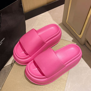 EVA Thick Bottom Platform Sandals Womens Summer Outdoor Wear High Heels 8cm Versatile Heightening Fashion Casual Beach Slippers