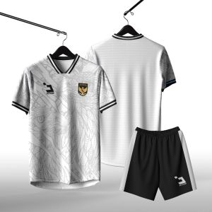 Baju Bola Sablon nama+Nomor Punggung Setelan anak laki laki  set sport