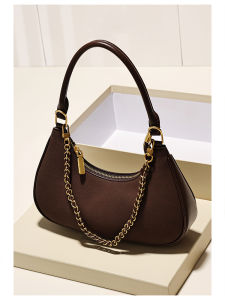 GXFMOD Womens Underarm Bag Simple Commuter Single Shoulder Crossbody Bag Fashionable Chain Design Early Autumn New Model