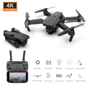 A13 Brushless Drone with Carema E88 Foldable Drone 4K HD Dual Camera Real-time Video Automatic Return Automatic Obstacle Avoidance Remote Control Quadcopter