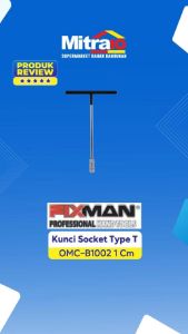 Fixman Kunci Socket Type T OMC-B1002 1 Cm