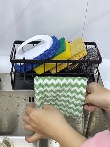 [Ship in 24h]  Kitchen Drain Rack Dishwasher Dishcloth Faucet Dishcloth Sponge Drain Rack Countertop Storage Rack