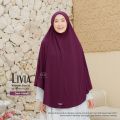 Khimar Livia Size XL By Arafa Hijab - Khimar Non Pad Jersey Bergo Jersey Khimar Daily. 