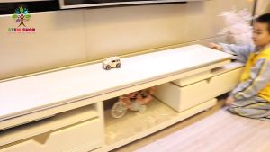 STEM Gỗ: Lắp ráp mô hình Ô tô gỗ di chuyển bằng dây cót. Đồ chơi giáo dục khoa học sáng tạo cho bé. STEM3G