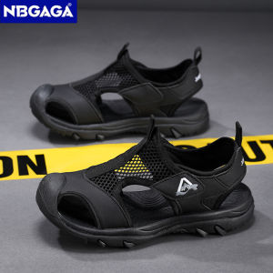 NBGAGA | Summer Children Comfortable Sport Water Sandals Outdoor for Boys and Girls Casual Closed Toe Anti-Collision Walking Sandials