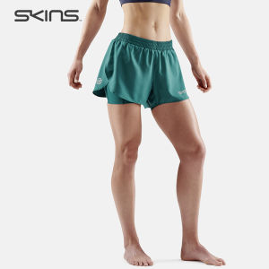 Skins | Quick-Dry Marathon Running Compression Shorts for Women Summer Two-Piece Imitation