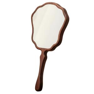 Vòng Đeo Tay Gương Trang Điểm Bằng Gỗ Óc Chó Cầm Tay Thanh Lịch Gương Trang Điểm Bàn Để Bàn Gương Trang Điểm Cầm Tay Sang Trọng Quà Tặng Cao Cấp