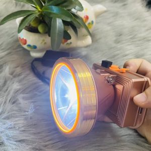Đèn pin đội đầu kèm bộ sạc có hộp đựng công suất 120W