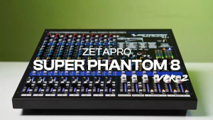 MIXER AUDIO ZETAPRO 8 CHANNEL SUPER PHANTOM 8 VER.2 / SUPER PHANTOM 8 VER 2 / SUPER PHANTOM 8 VER.II + COMPRESSOR ORIGINAL