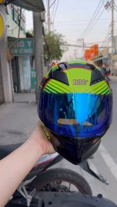 Kính Revo xanh đi ban ngày gắn mũ bảo hiểm Roc03Roc 05Royal M266Royal M138bRoyal M179 chính hãng