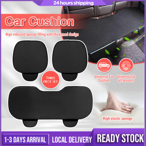Car Cool Seat Cushion Universal Car Seat Front Back Cover Set Summer Ice Silk Seat Cushion Anti Slip Breathable Kusyen Cover