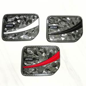 Tank Cover Tutup Tangki Bensin Mobil Ertiga 2012-2017 Carbon Diamon